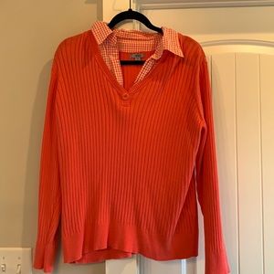 Coral/orange sweater